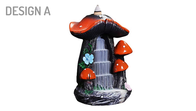 Resin Mushroom Incense Burner - 2 Designs