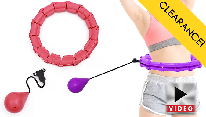 Fantasy Supply Adjustable Exercise Hoop with Suspended Weight - 2 Colours