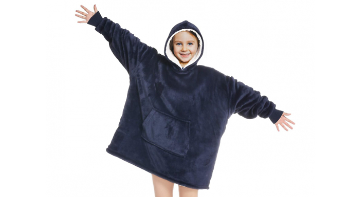 Kid's Oversized Hooded Blanket - 4 Colours