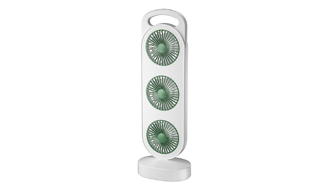 Triple Turbine USB Desktop Fan - 3 Colours from Go Groopie IE
