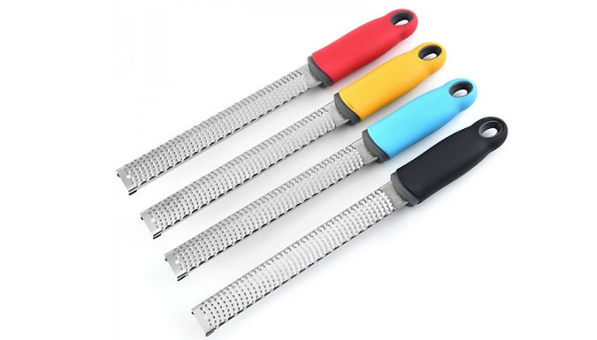 Stainless Steel Cheese Grater - 4 Colours