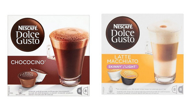 Coffee capsules set NESCAFÉ® Dolce Gusto® Chococino, 3 x 8+8 pcs