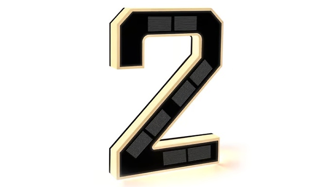 Solar-Powered Intelligent Sensing Door Number Light - 14 Options!