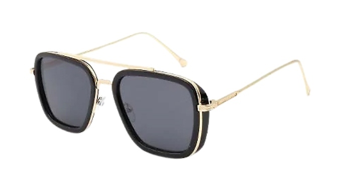 Vintage Square Metal Frame Unisex Sunglasses - 5 Colours from Go Groopie IE