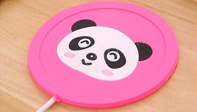 Cool Cute Cartoon USB Warmer Silicone Heat Heater For Milk Tea