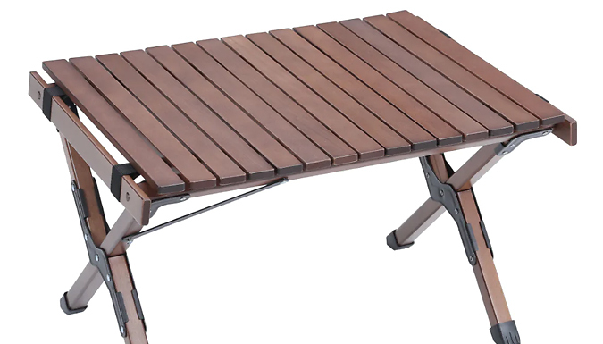 Outdoor Foldable Low Wooden Picnic Table