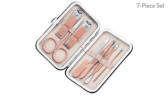 Stainless Steel Manicure & Beauty Tool Set - 4 Options
