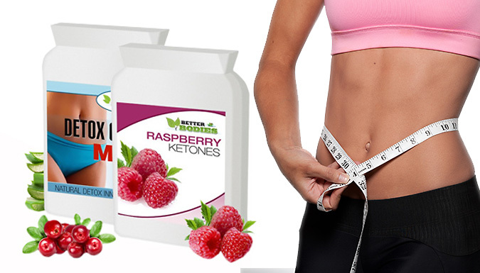 2-Month Supply of Raspberry Ketone & Colon Cleanse Capsules
