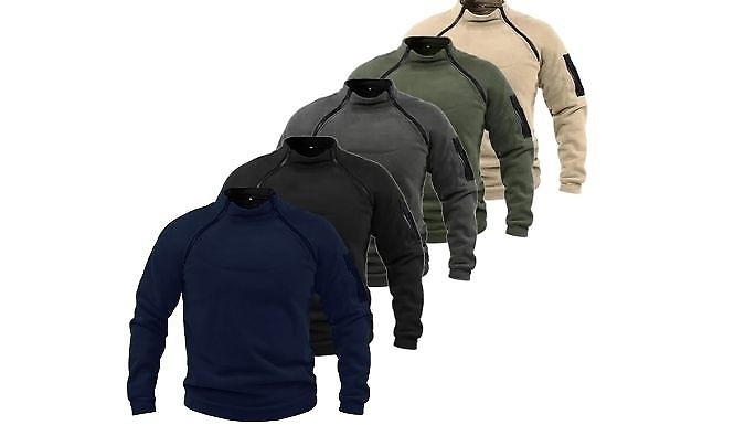 Thick Outdoor Fleece Sweatshirt – 5 Colours, 6 Sizes