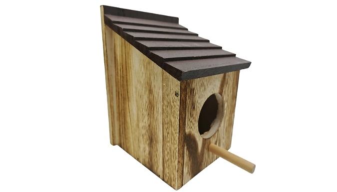 Rustic Wooden Birdhouse from Go Groopie IE