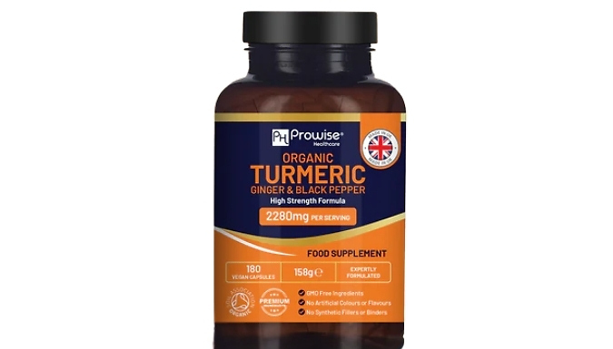 Pain Relief Turmeric with Ginger & Black Pepper Capsules!