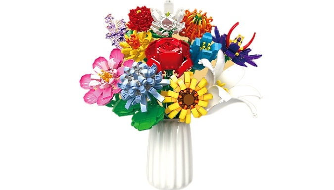 DIY Flower Bouquet Building Blocks