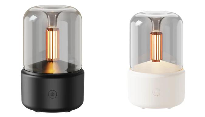 USB Candle Light Style Humidifier 120ml - 2 Colours