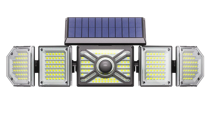 4 or 5 Headed Solar-Powered Motion Sensor Light