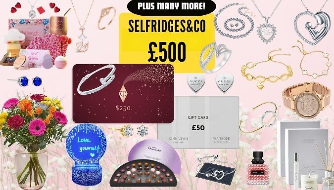 Mystery Deal Gifts For Her - £500 Selfridges Gift Card, Michael Kors, Gucci & More!