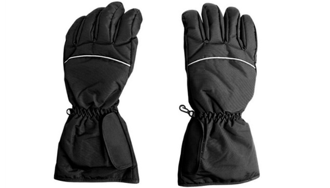 Electric Windproof Heated Gloves with Touch Screen Sensor
