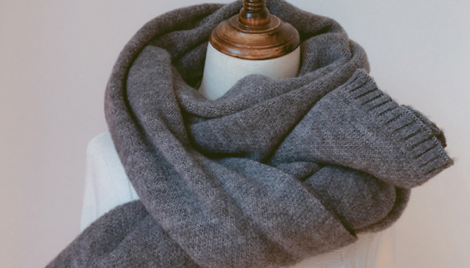 Soft Knitted Scarf Shawl - 6 Colours