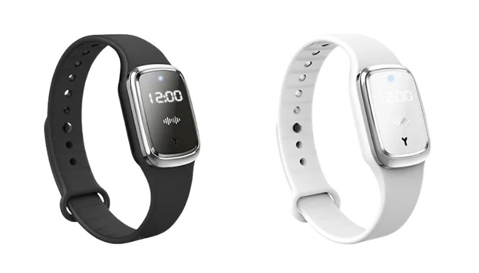 Ultrasonic Mosquito Repeller Bracelet - 2 Colours from Go Groopie IE