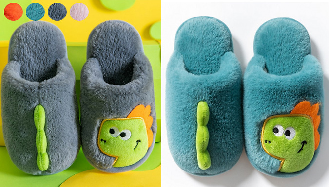 Roaring dinosaur clearance slippers