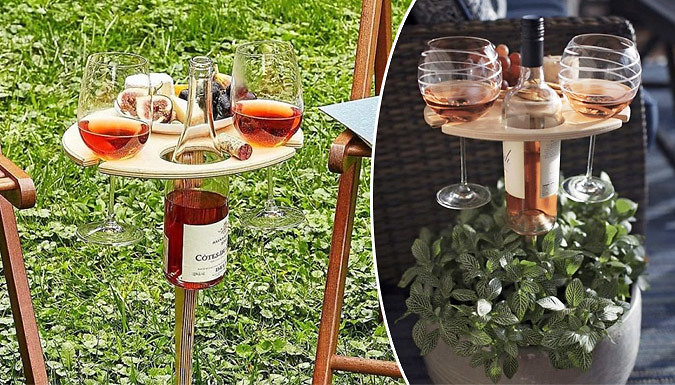 Supertrendinuk Outdoor Picnic Wine Rack