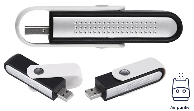 Justgiftdirect USB Wireless Mini Air Purifier - Pack of 1, 2 or 4