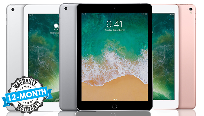 iPad 7 10.2-Inch Wi-Fi 32GB or 128GB - 3 Colours