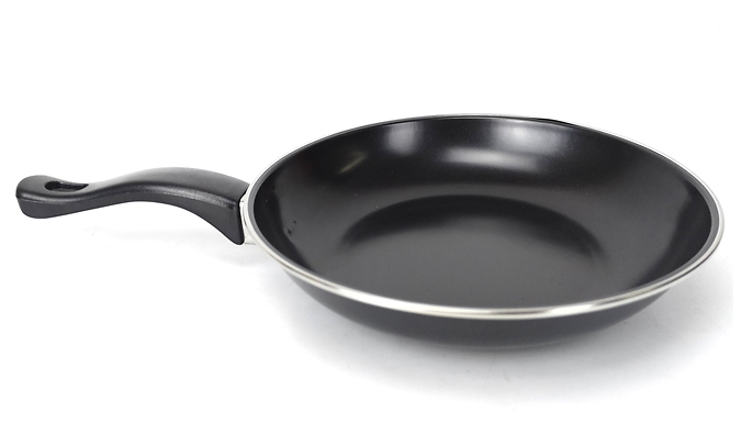 7-Piece Black Non-Stick Pan Cookware Set