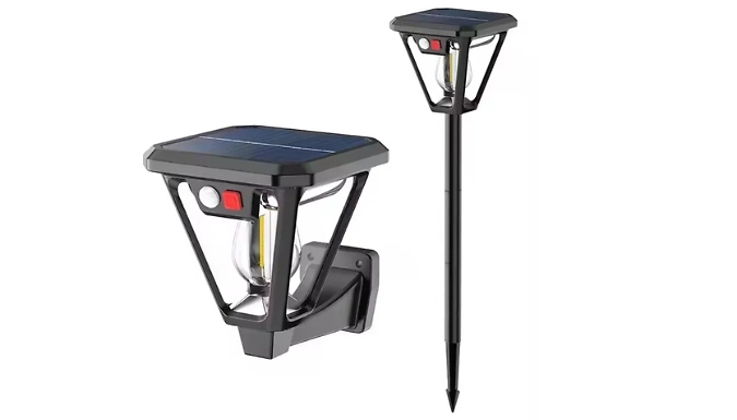 3-Mode LED Outdoor Solar Light - 1 or 2-Pack!