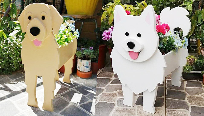 Happy-Dog Standing Garden Planter - 6 Designs