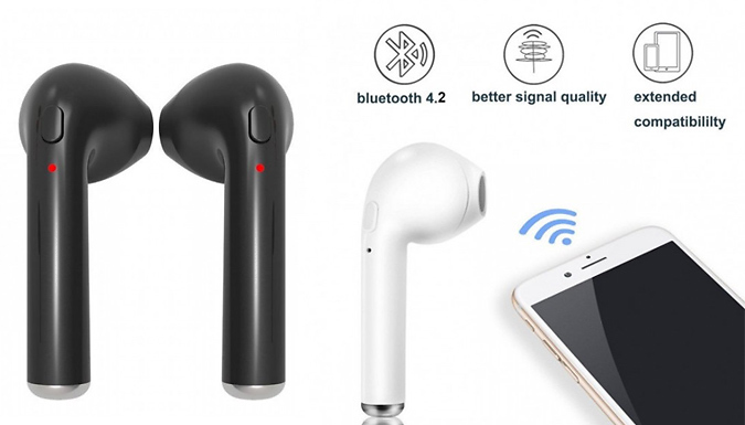 Bluetooth Earphones with Charging Box - 5 Colours