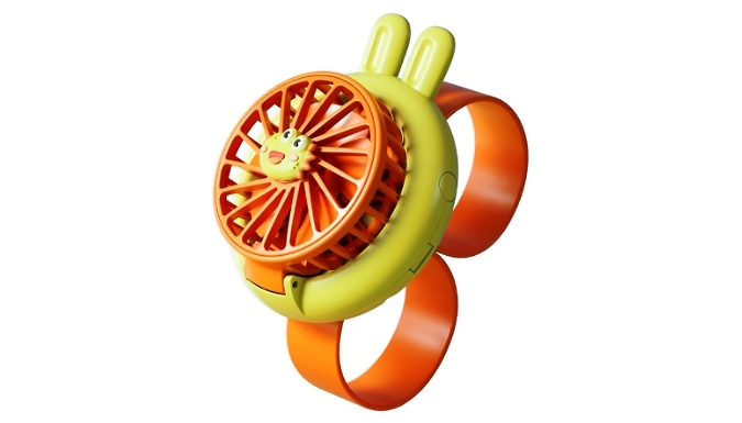 Kids Cartoon Animal Watch Fan - 3 Colours