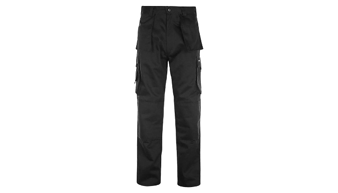 Men's Combat Cargo Work Trousers - with Optional Knee Pads!