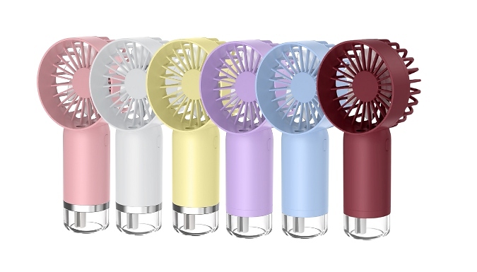 Portable Handheld Spray Fan - 6 Colours