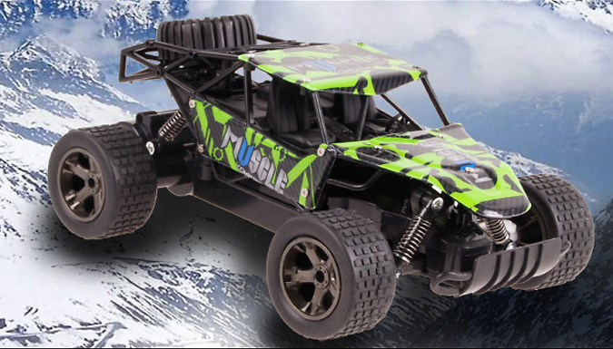 Off-Road High Speed Buggy with 4-Wheel Drive & Remote Control - 2 Colours