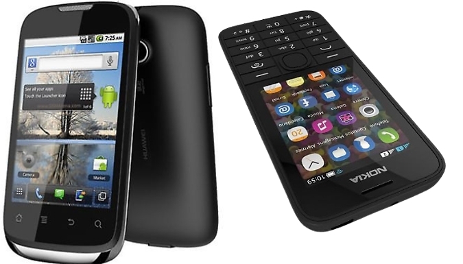 Button and Smartphone Phone Lucky Dip! - Nokia, Android, Cat & More!