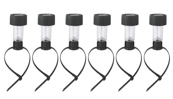 6 or 12-Pack of Solar-Powered LED Pool Lights - 2 Colours. from Go Groopie IE