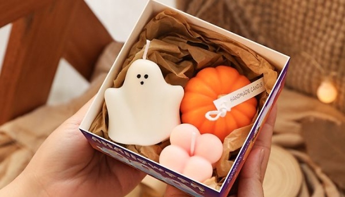 Halloween Ghost Candles Gift Set - 3 Styles