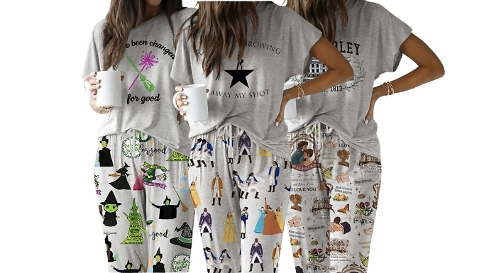 Women's 2-Piece Pyjama Set - 9 Options, 9 Sizes!