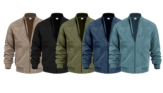 Men's Windproof Bomber Jacket - 5 Colours, 6 Colours!