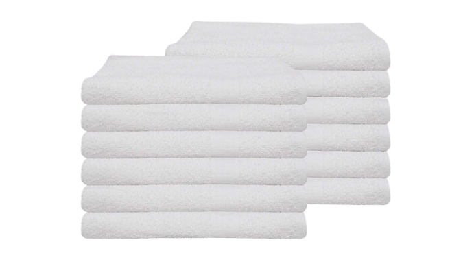 2-Pack Egyptian Flossy Cotton Towels - 4 Sizes