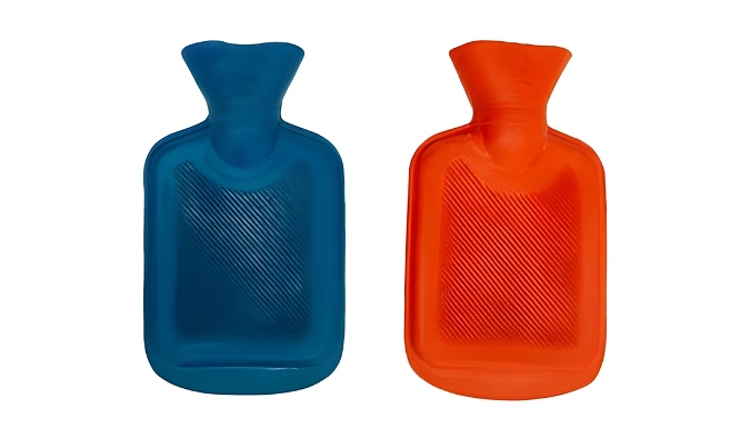 500ml Rubber Hot Water Bottle - 2 Colours!