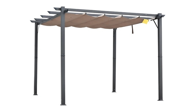 Outsunny Aluminium Gazebo with Canopy - 3 Colours