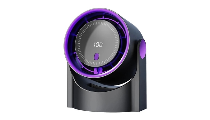 Digital Display Bladeless Desktop Fan - 2 Colours