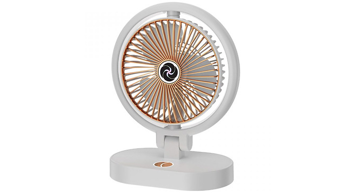 Portable Mini LED Cooling Fan - 4 Colours