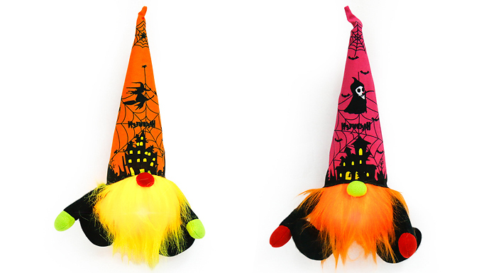 1 or 2 Halloween Glowing Ornament Dolls - 2 Colours