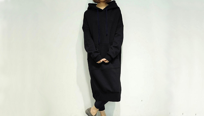 Women's Oversized Extra Long Hoodie - 6 Colours & Sizes