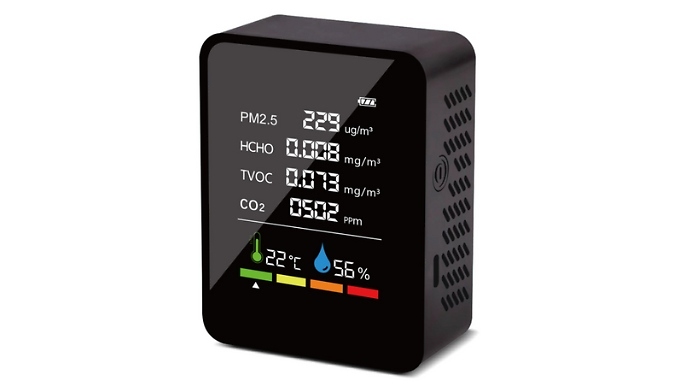 6-in-1 Air Quality Real Time Detector