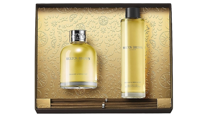 Molton Brown Orange & Bergamot Reed Diffuser Set