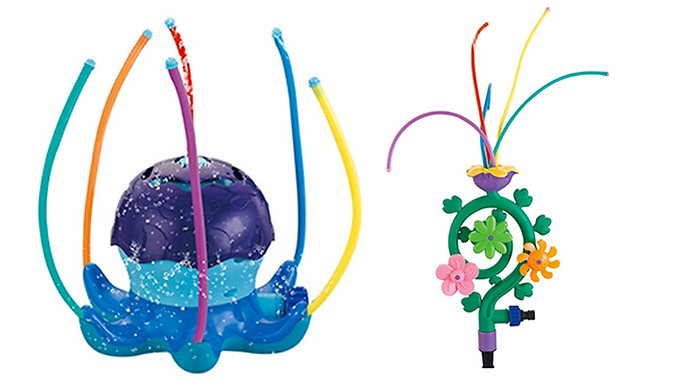 Garden Novelty Water Sprinkler - 2 Designs at Go Groopie