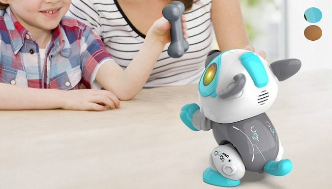 Whooptrading Voice & Touch Activated Robot Dog Toy - 4 Options